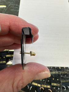2mm 14k screw back earrings
