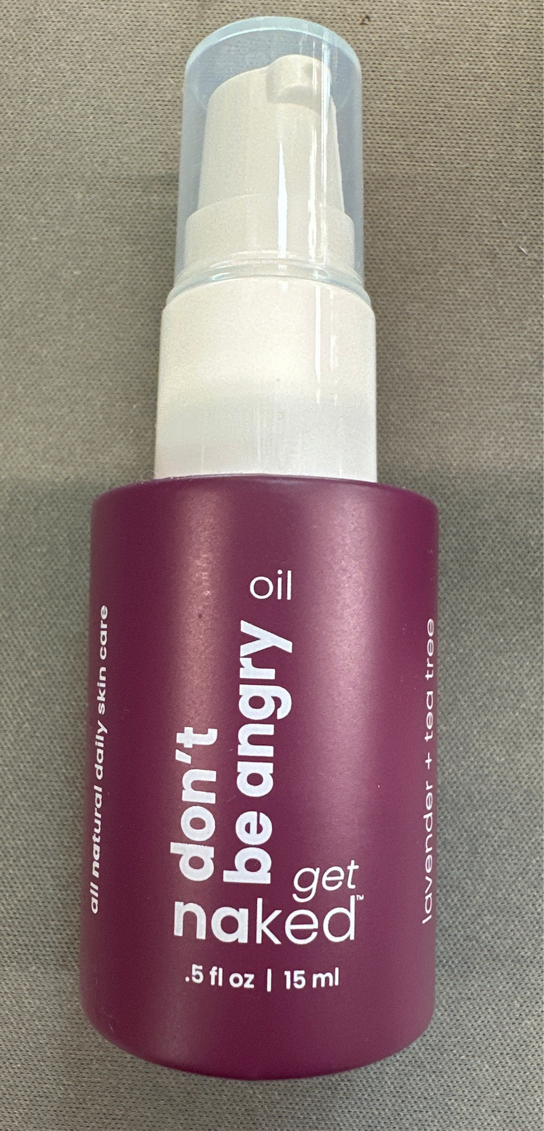 (Naked Oil) Don’t Be Angry Oil